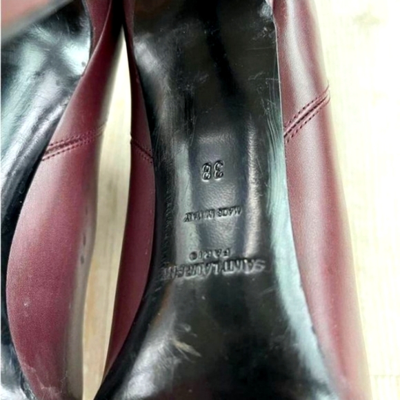 𝅺Saint‎ Laurent Paris Stiletto Ankle Boots - Picture 9 of 11